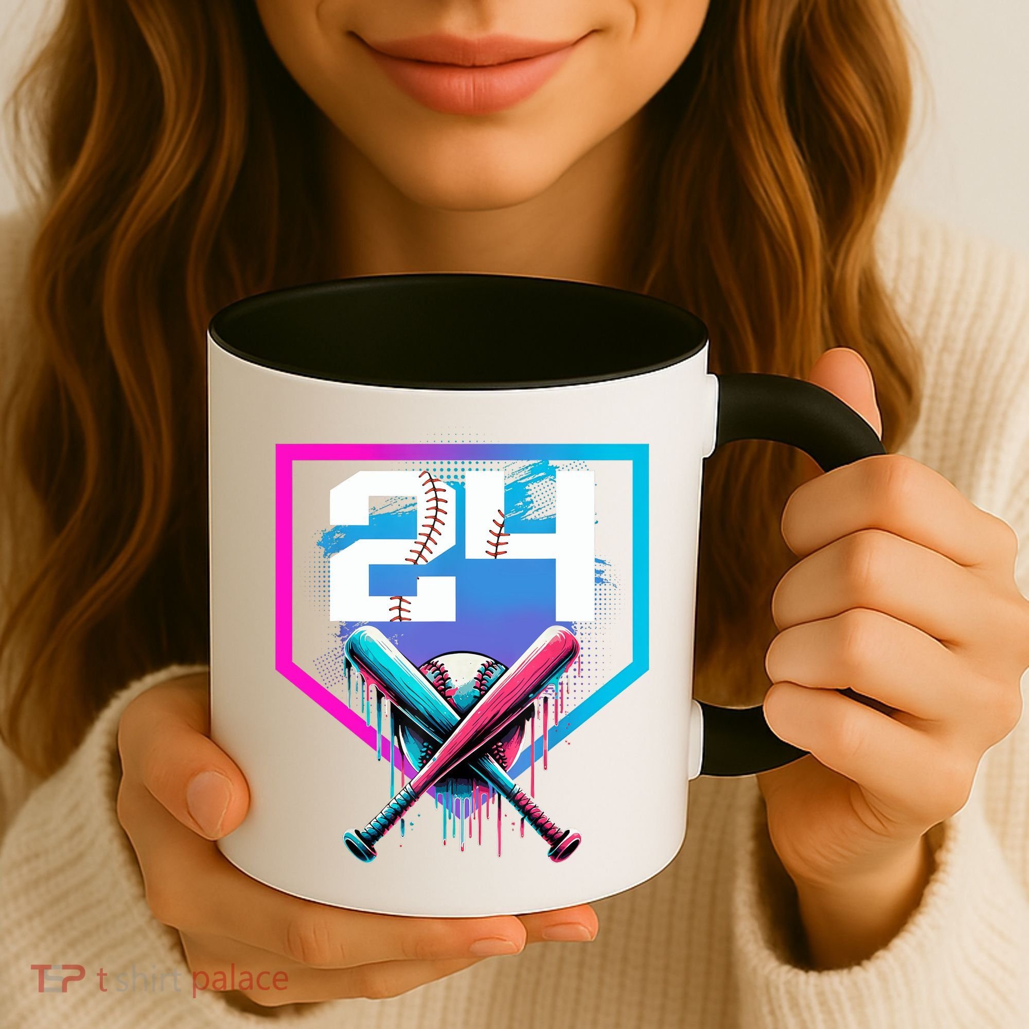 Baseball Birthday Boy Drip 24th Player 24 Years Old Boy  Coffee Mug