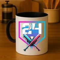 Baseball Birthday Boy Drip 24th Player 24 Years Old Boy  Coffee Mug thumb 4