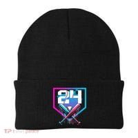 Baseball Birthday Boy Drip 24th Player 24 Years Old Boy  Beanie thumb 0