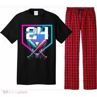 Baseball Birthday Boy Drip 24th Player 24 Years Old Boy  Pajama Set thumb 0