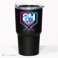Baseball Birthday Boy Drip 24th Player 24 Years Old Boy  Tumbler thumb 0