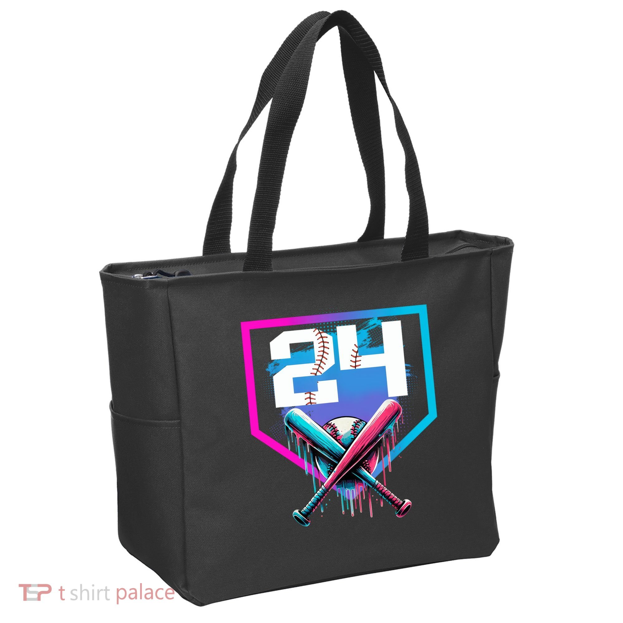 Baseball Birthday Boy Drip 24th Player 24 Years Old Boy  Tote Bag