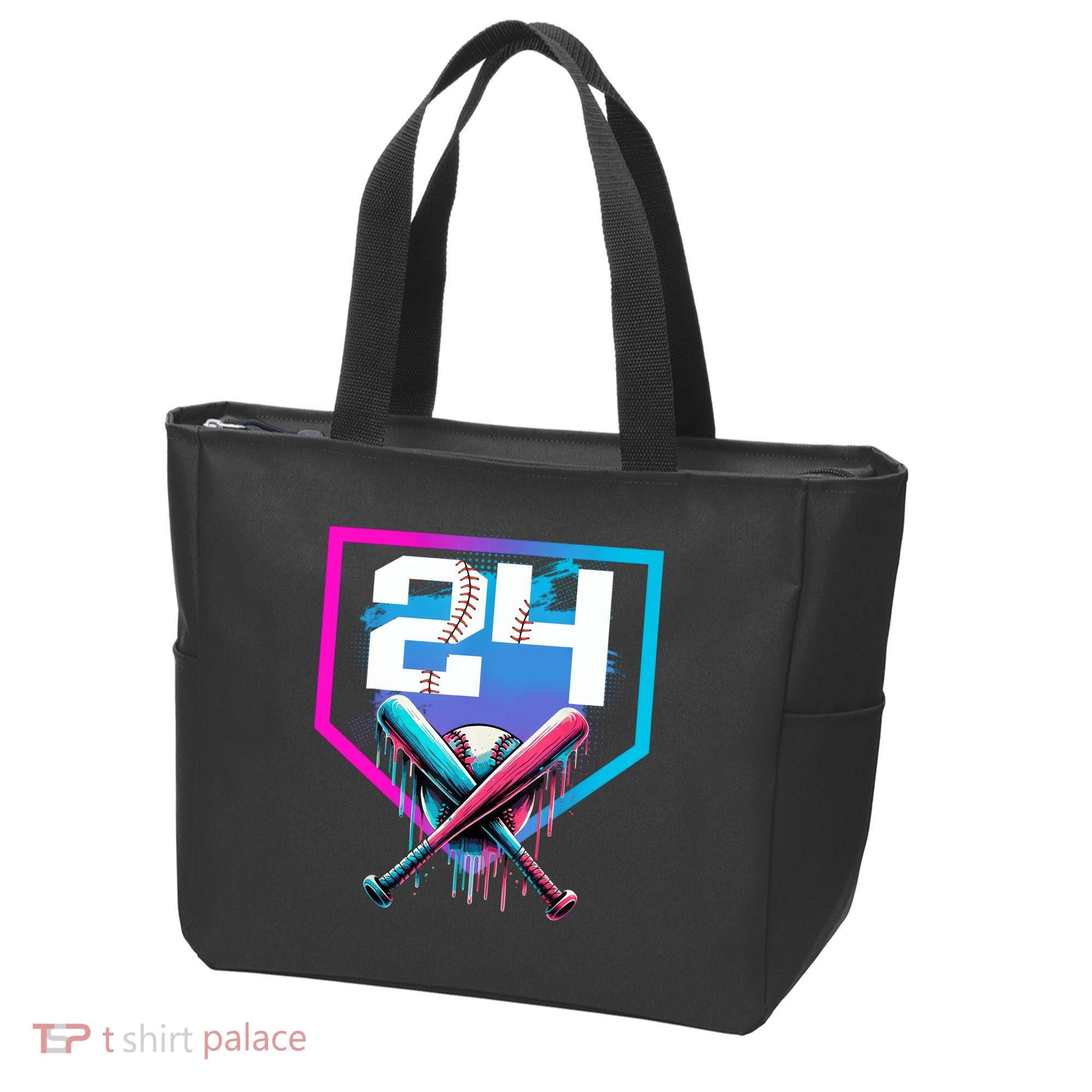 Baseball Birthday Boy Drip 24th Player 24 Years Old Boy  Tote Bag
