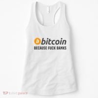 Bitcoin Bitcoin Because Fuck Banks Women's Tank Top thumb 0