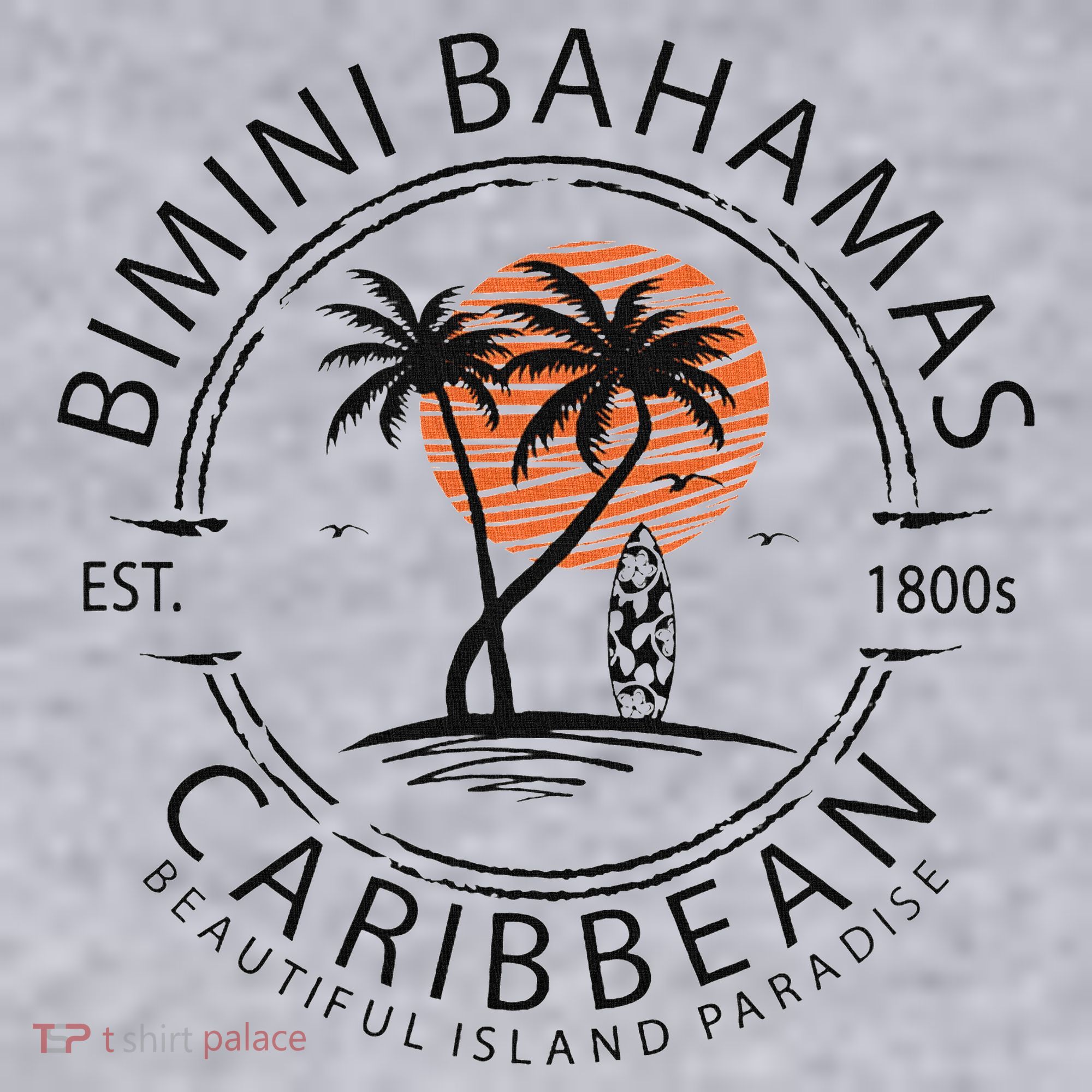 Bimini Beach Bahamas Vacation Caribbean Tropical Summer Women's Sweatshirt