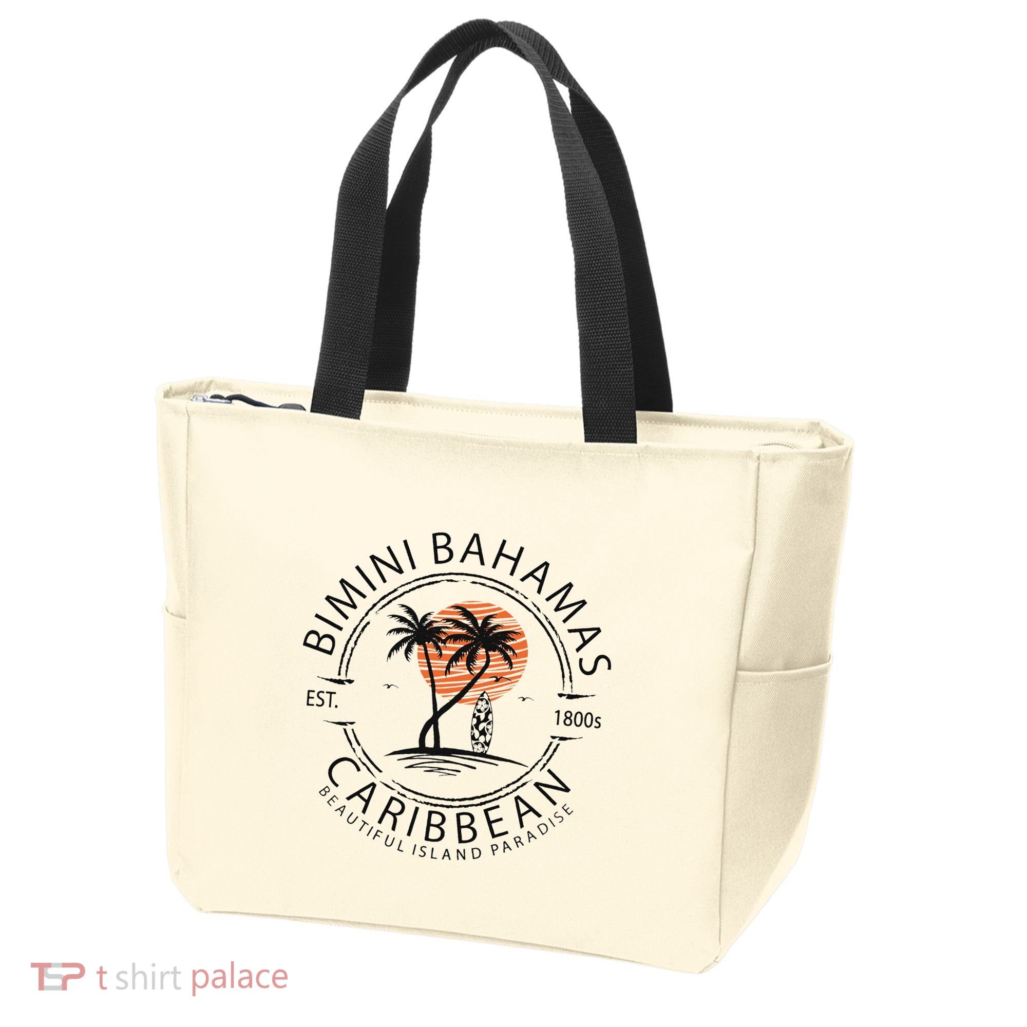 Bimini Beach Bahamas Vacation Caribbean Tropical Summer Tote Bag