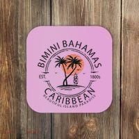 Bimini Beach Bahamas Vacation Caribbean Tropical Summer Coaster thumb 0