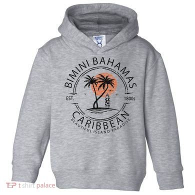Bimini Beach Bahamas Vacation Caribbean Tropical Summer Toddler Hoodie