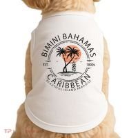 Bimini Beach Bahamas Vacation Caribbean Tropical Summer Doggie Tank thumb 0