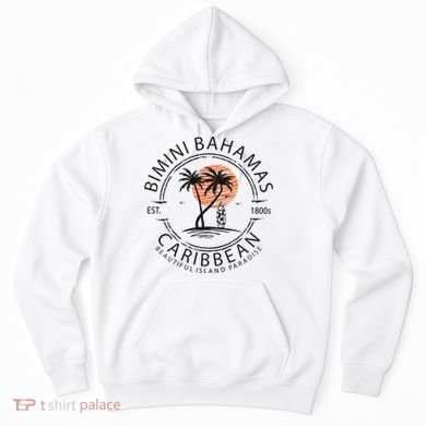Bimini Beach Bahamas Vacation Caribbean Tropical Summer Hoodie
