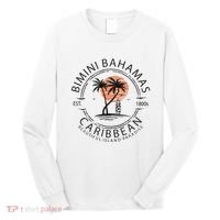 Bimini Beach Bahamas Vacation Caribbean Tropical Summer Long Sleeve Shirt thumb 0