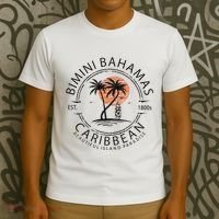 Bimini Beach Bahamas Vacation Caribbean Tropical Summer T-Shirt thumb 3
