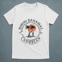 Bimini Beach Bahamas Vacation Caribbean Tropical Summer T-Shirt thumb 5