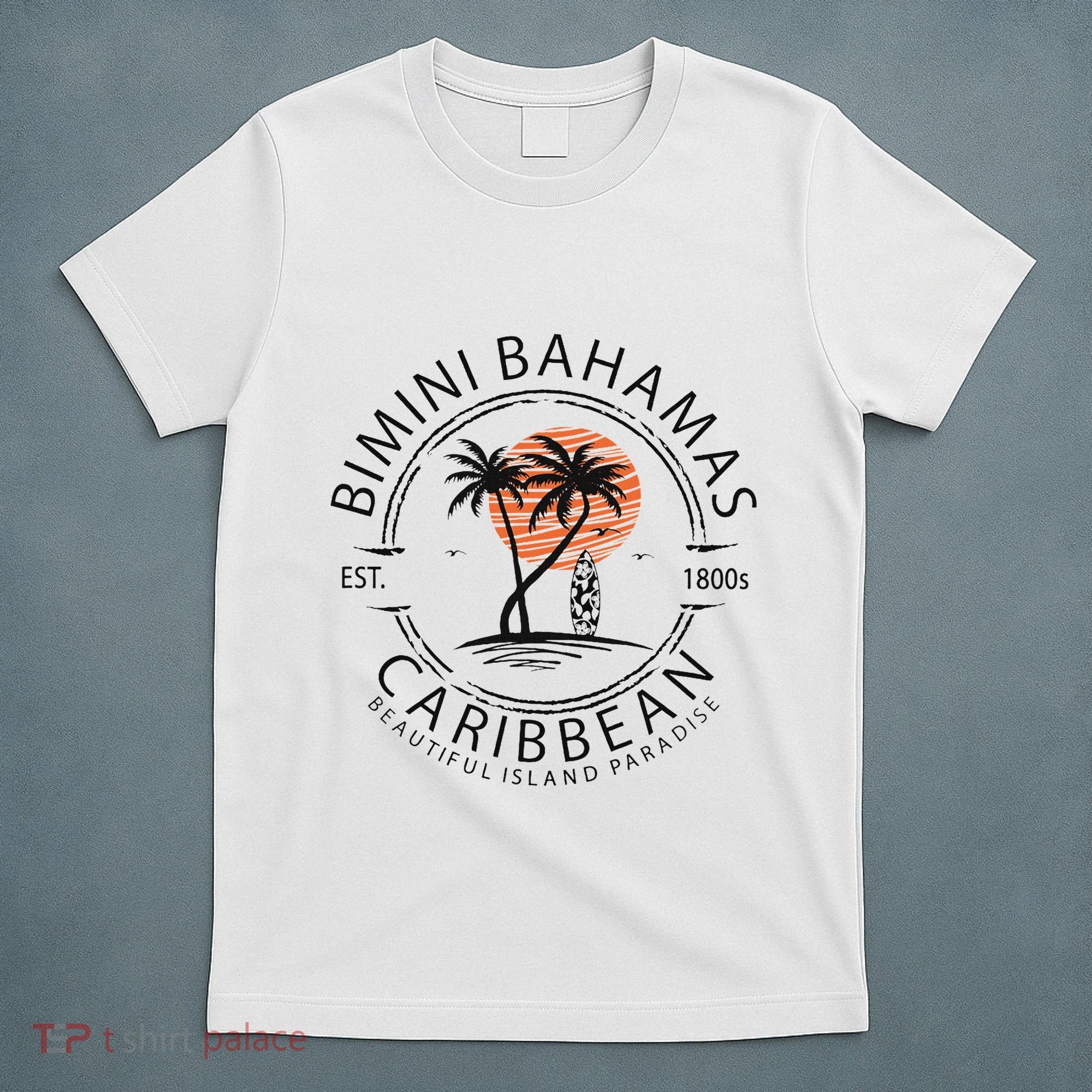Bimini Beach Bahamas Vacation Caribbean Tropical Summer T-Shirt