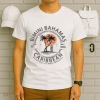 Bimini Beach Bahamas Vacation Caribbean Tropical Summer T-Shirt thumb 6