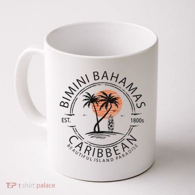Bimini Beach Bahamas Vacation Caribbean Tropical Summer Coffee Mug