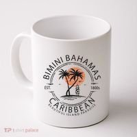 Bimini Beach Bahamas Vacation Caribbean Tropical Summer Coffee Mug thumb 0