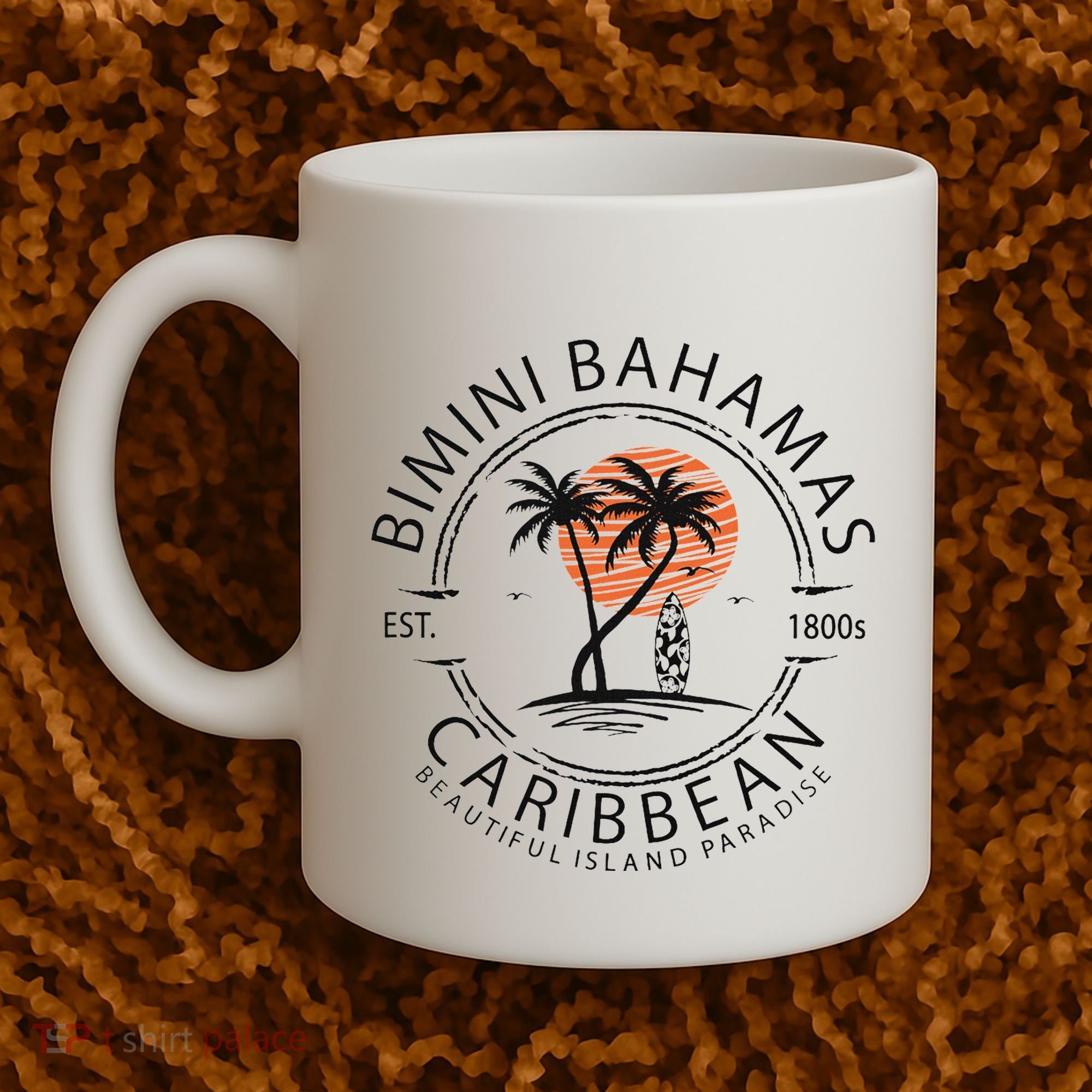 Bimini Beach Bahamas Vacation Caribbean Tropical Summer Coffee Mug