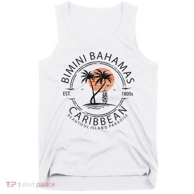 Bimini Beach Bahamas Vacation Caribbean Tropical Summer Tank Top