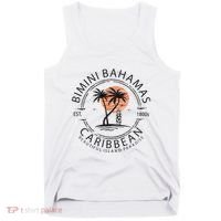 Bimini Beach Bahamas Vacation Caribbean Tropical Summer Tank Top thumb 0