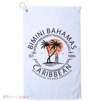 Bimini Beach Bahamas Vacation Caribbean Tropical Summer Golf Towel thumb 0