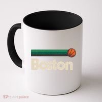 Boston Basketball BBall Massachusetts Green Retro Boston Coffee Mug thumb 0