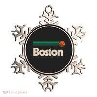Boston Basketball BBall Massachusetts Green Retro Boston Ornament thumb 0