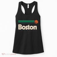 Boston Basketball BBall Massachusetts Green Retro Boston Women's Tank Top thumb 0