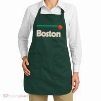 Boston Basketball BBall Massachusetts Green Retro Boston Apron thumb 2
