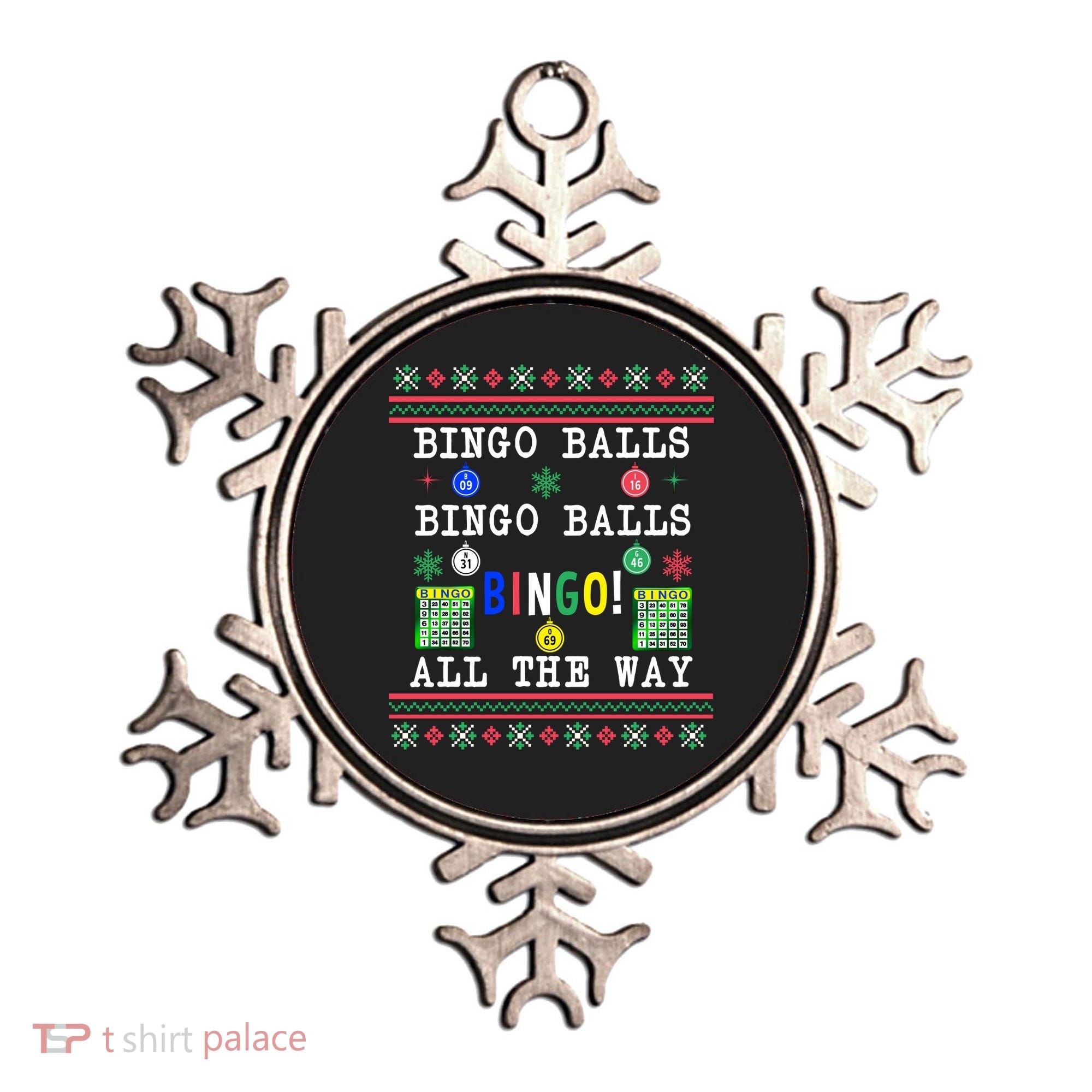 Bingo Balls Bingo All The Way Ugly Xmas Great Gift Ornament
