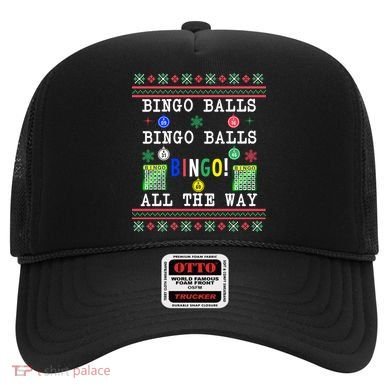 Bingo Balls Bingo All The Way Ugly Xmas Great Gift Hat