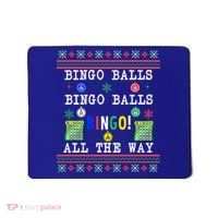 Bingo Balls Bingo All The Way Ugly Xmas Great Gift Mousepad thumb 0
