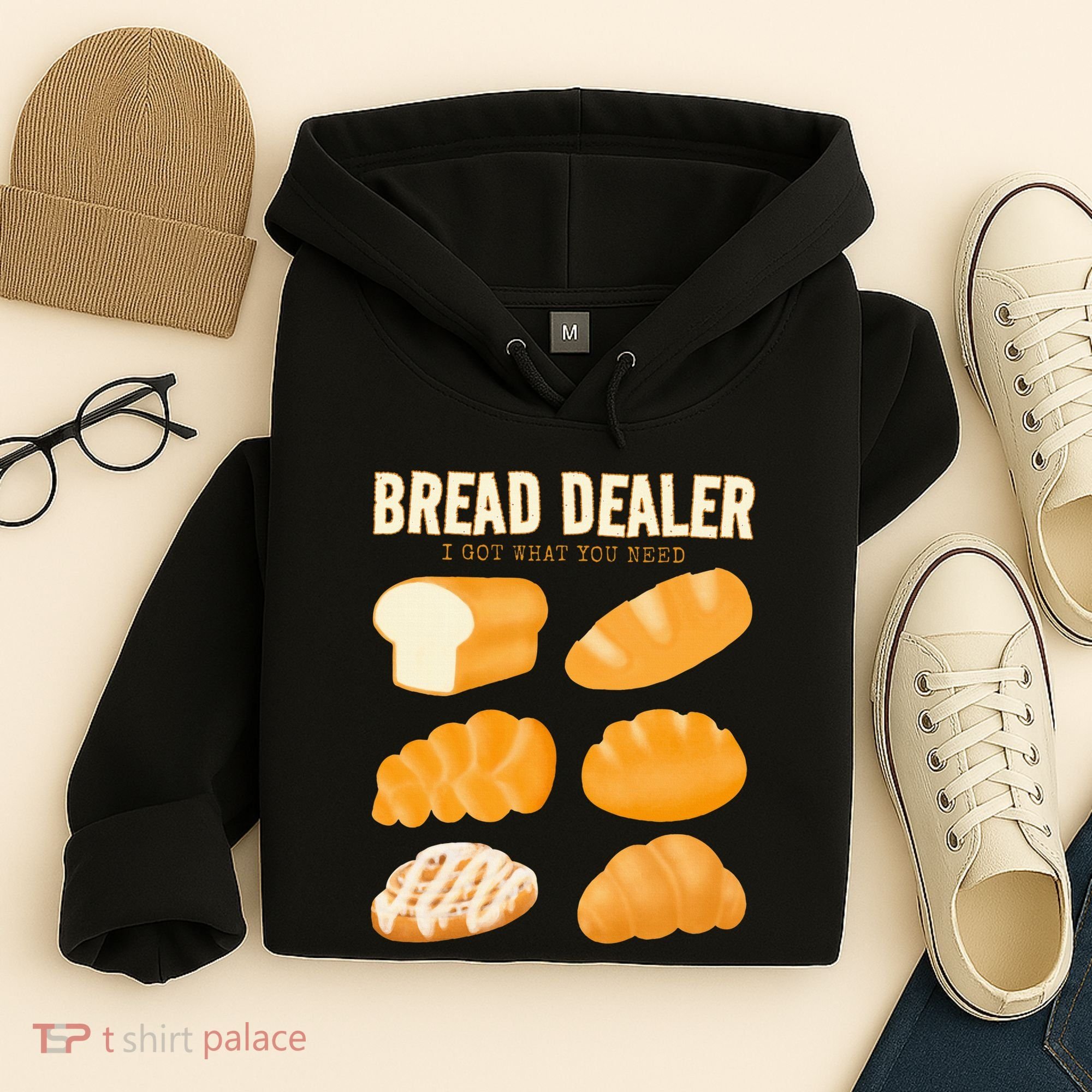 Bread Baker Bread Dealer Making Dough Baking Hoodie