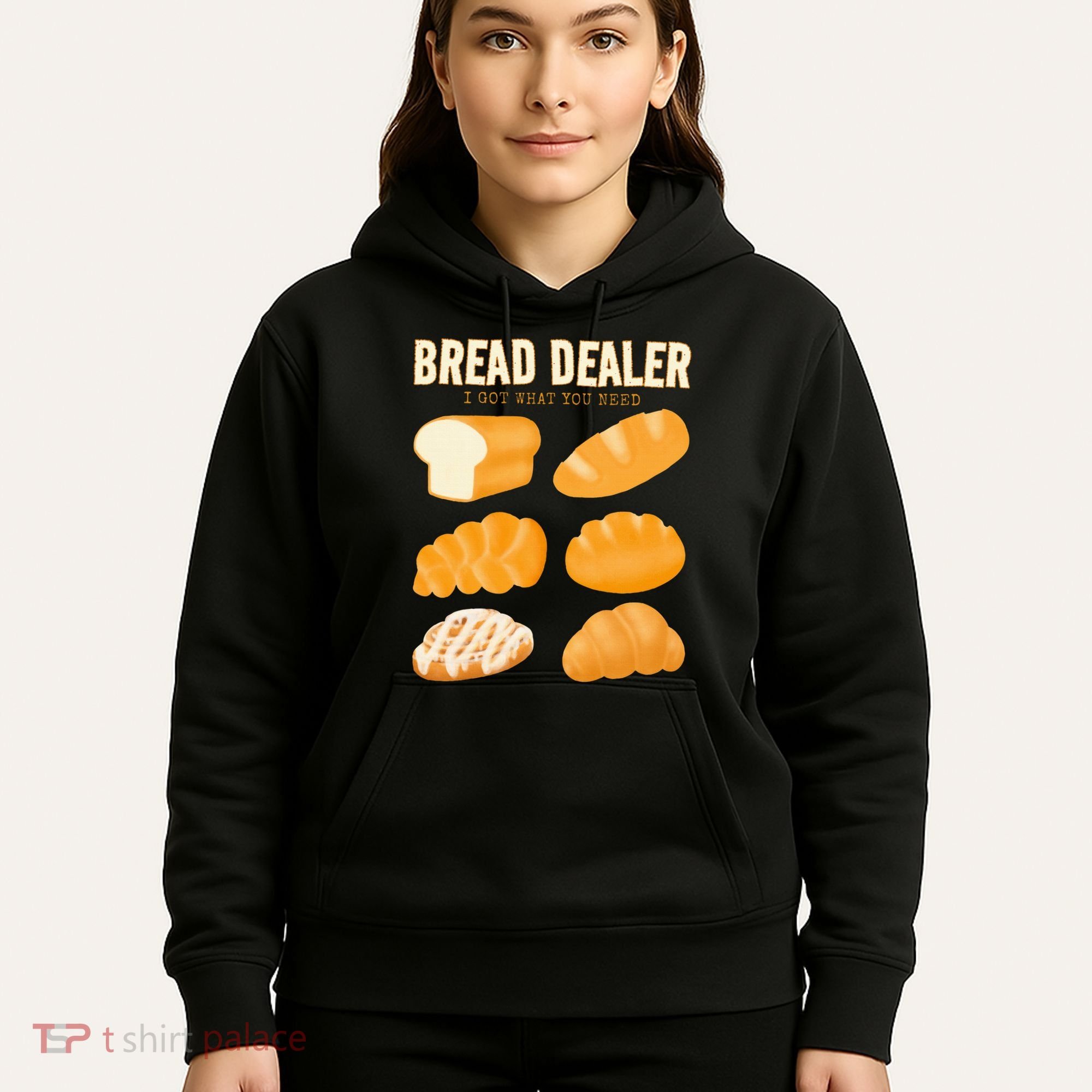 Bread Baker Bread Dealer Making Dough Baking Hoodie