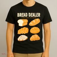 Bread Baker Bread Dealer Making Dough Baking T-Shirt thumb 3