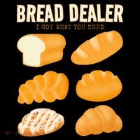 Bread Baker Bread Dealer Making Dough Baking T-Shirt thumb 7