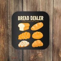 Bread Baker Bread Dealer Making Dough Baking Coaster thumb 0