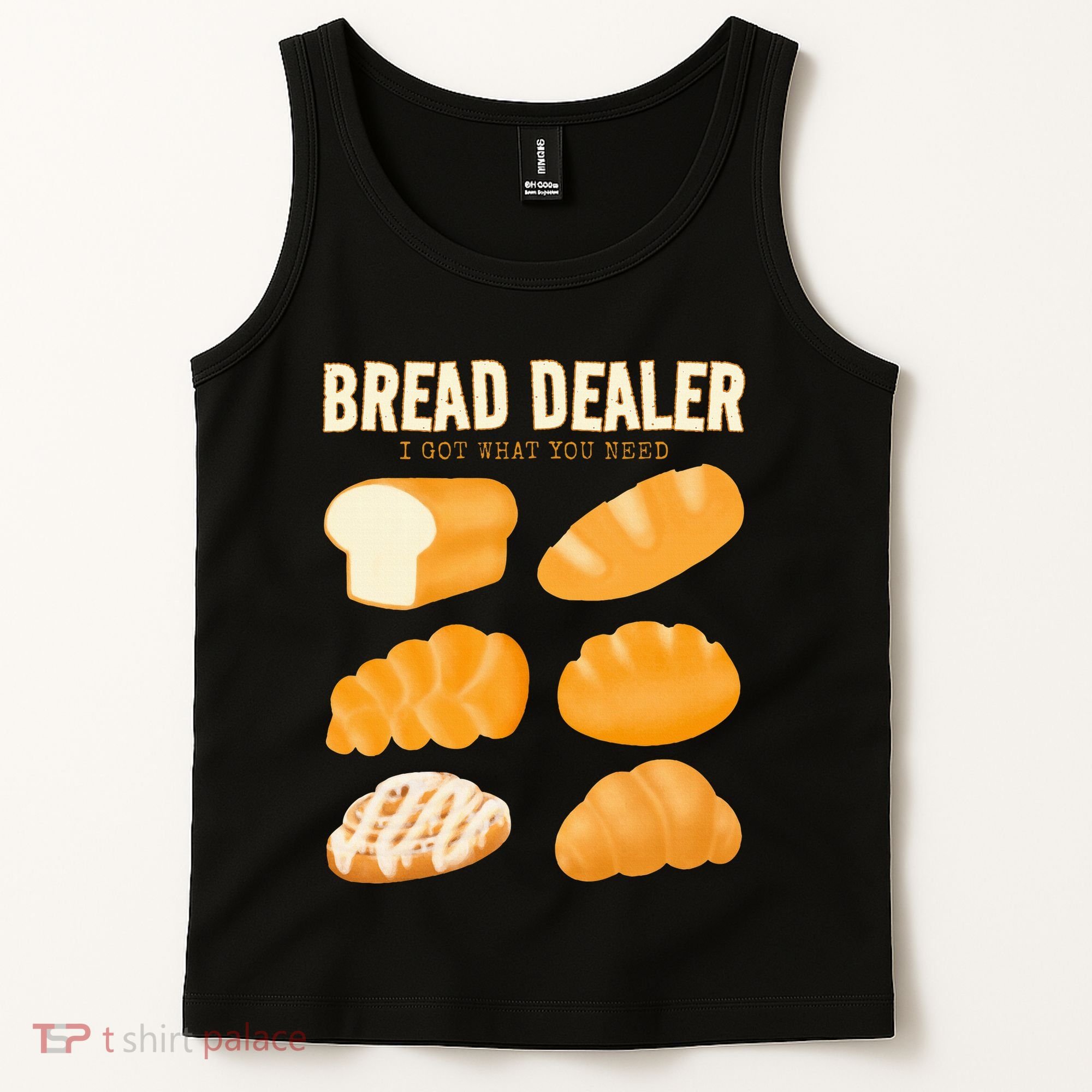 Bread Baker Bread Dealer Making Dough Baking Tank Top