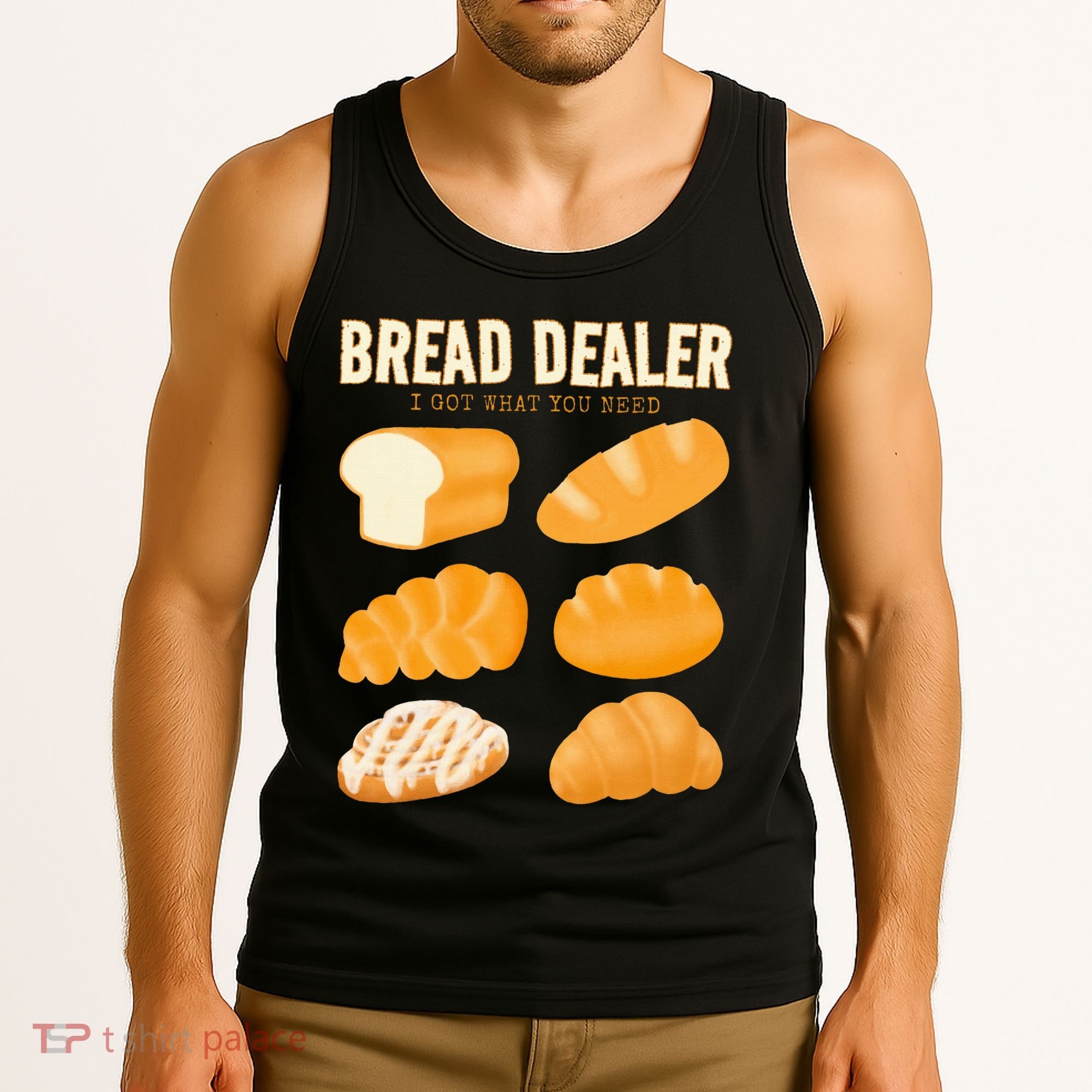 Bread Baker Bread Dealer Making Dough Baking Tank Top