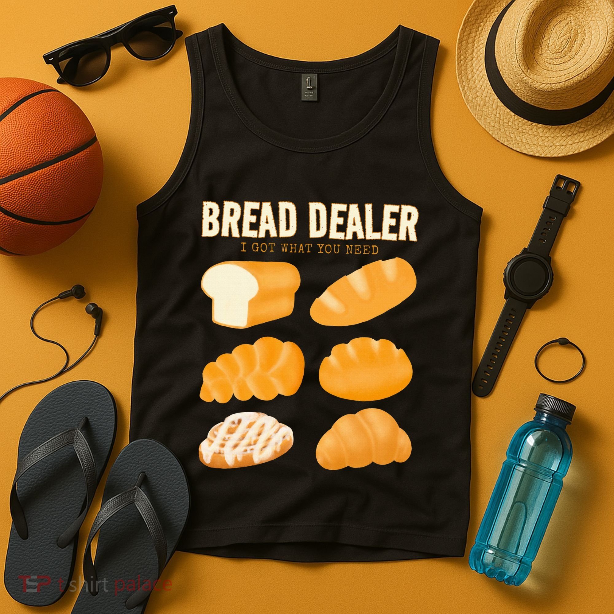 Bread Baker Bread Dealer Making Dough Baking Tank Top