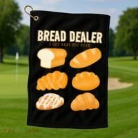 Bread Baker Bread Dealer Making Dough Baking Golf Towel thumb 1