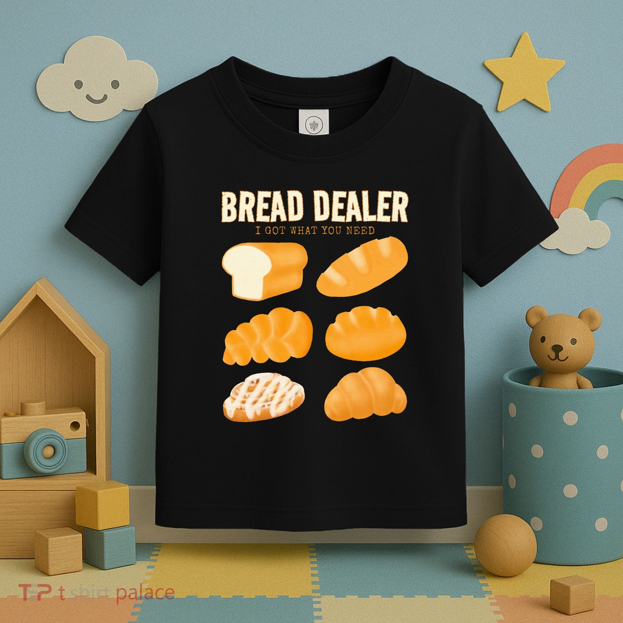 Bread Baker Bread Dealer Making Dough Baking Toddler T-Shirt