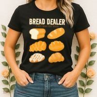 Bread Baker Bread Dealer Making Dough Baking Women's T-Shirt thumb 2