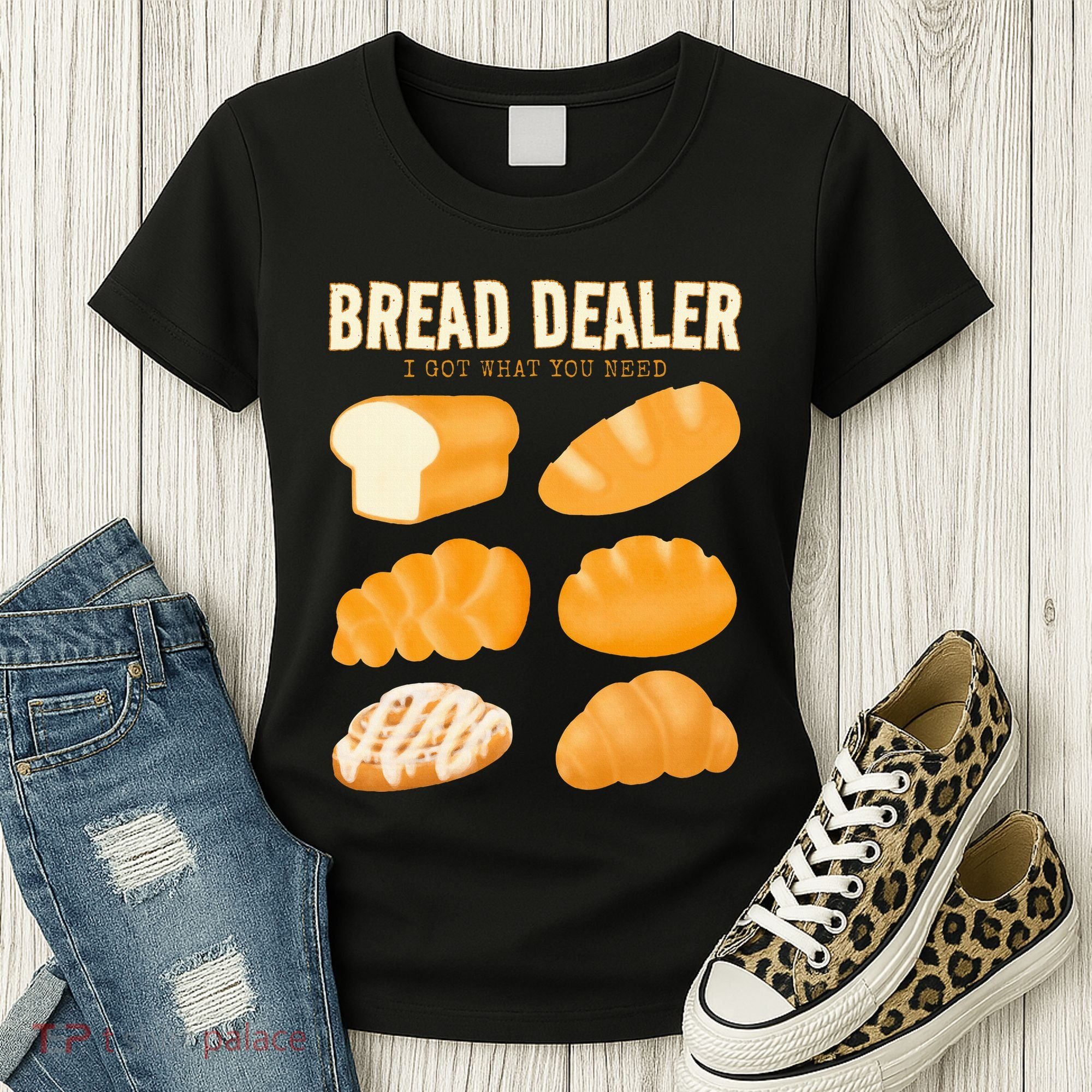 Bread Baker Bread Dealer Making Dough Baking Women's T-Shirt