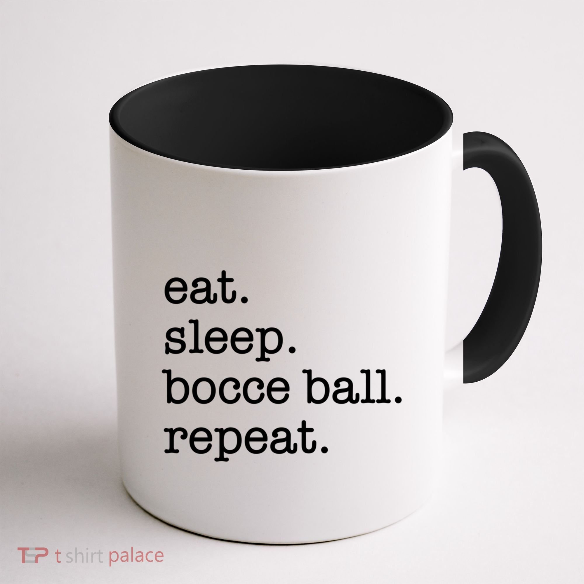 Bocce Ball Bocceball Game Player Eat Sleep Repeat Gift Coffee Mug