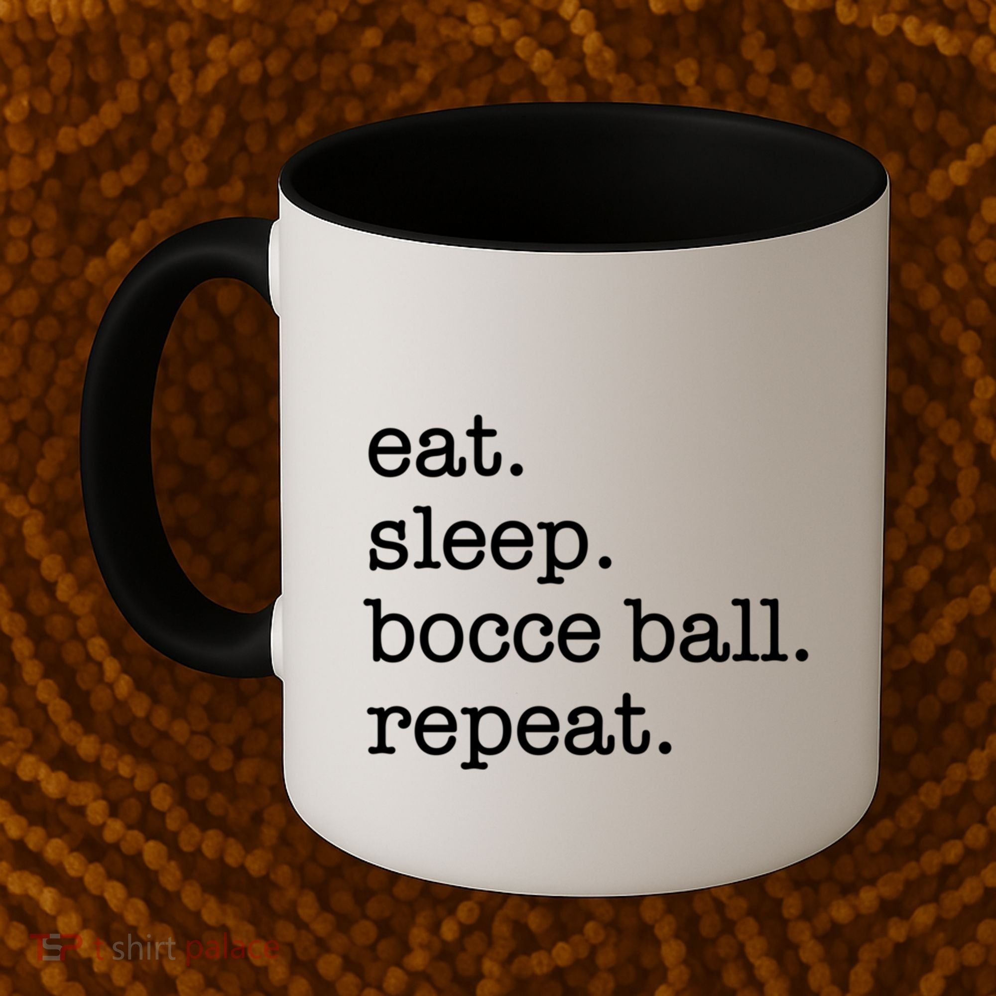 Bocce Ball Bocceball Game Player Eat Sleep Repeat Gift Coffee Mug
