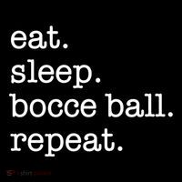 Bocce Ball Bocceball Game Player Eat Sleep Repeat Gift Women's Hoodie thumb 2