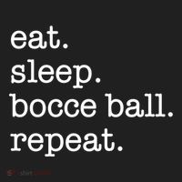 Bocce Ball Bocceball Game Player Eat Sleep Repeat Gift Hat thumb 2