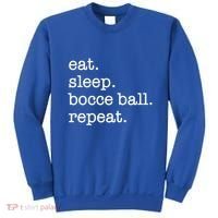 Bocce Ball Bocceball Game Player Eat Sleep Repeat Gift Sweatshirt thumb 0