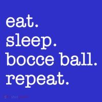 Bocce Ball Bocceball Game Player Eat Sleep Repeat Gift Mousepad thumb 1
